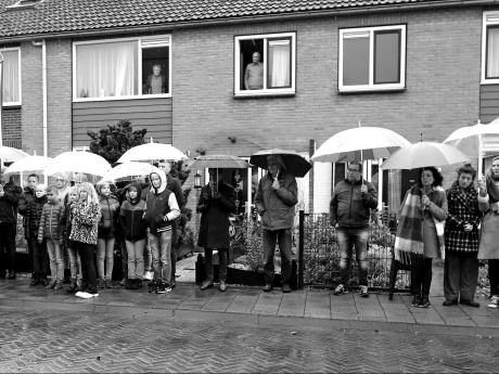 4 Stolpersteine gelegd door de fam. Aussen bij het voormalig huis van de familie Aussen uit Wijhe